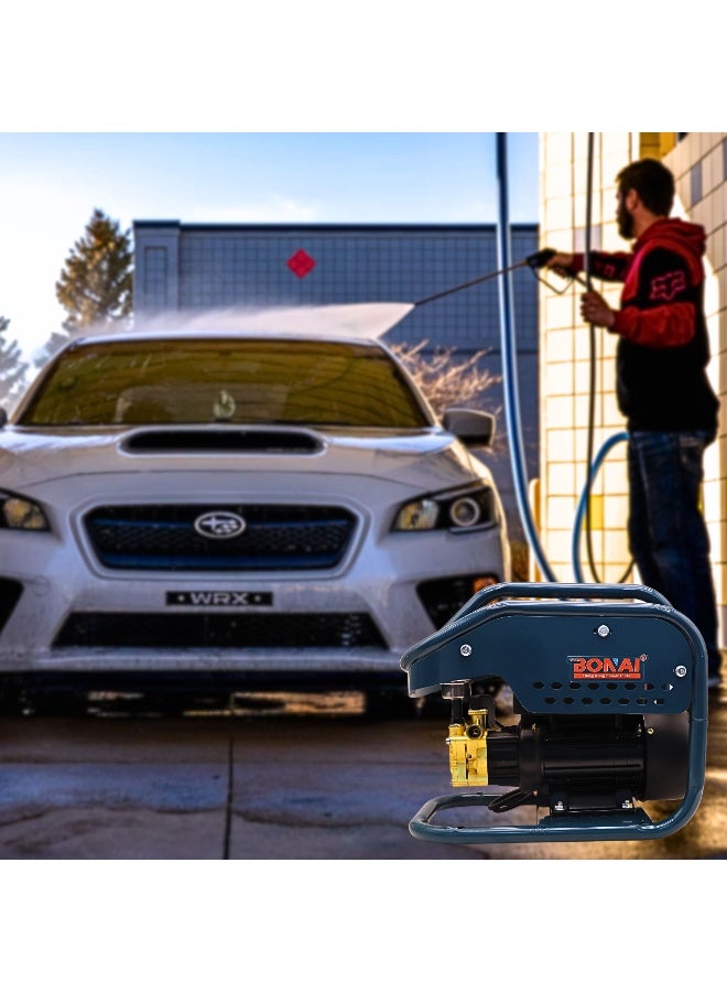 BONAI High Pressure Washer 3000W Electric Power Cleaner, 300 Bar Jet Spray Machine with Adjustable Nozzle, Self-Priming Pump, Auto Shut-Off, Overheat Protection, 8.5L/Min Flow, BN-HK70 - Image 4
