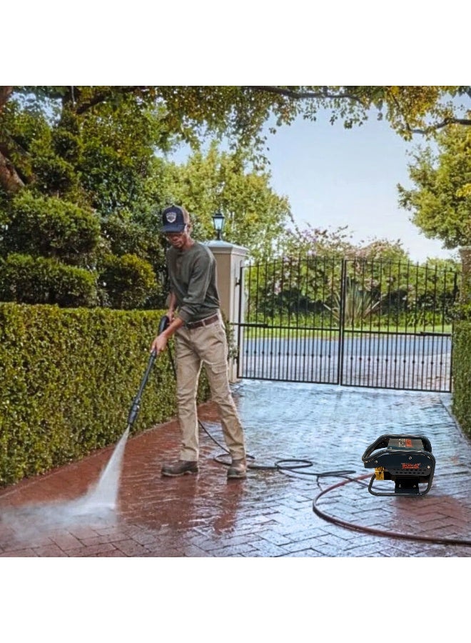 BONAI High Pressure Washer 3000W Electric Power Cleaner, 300 Bar Jet Spray Machine with Adjustable Nozzle, Self-Priming Pump, Auto Shut-Off, Overheat Protection, 8.5L/Min Flow, BN-HK70 - Image 3