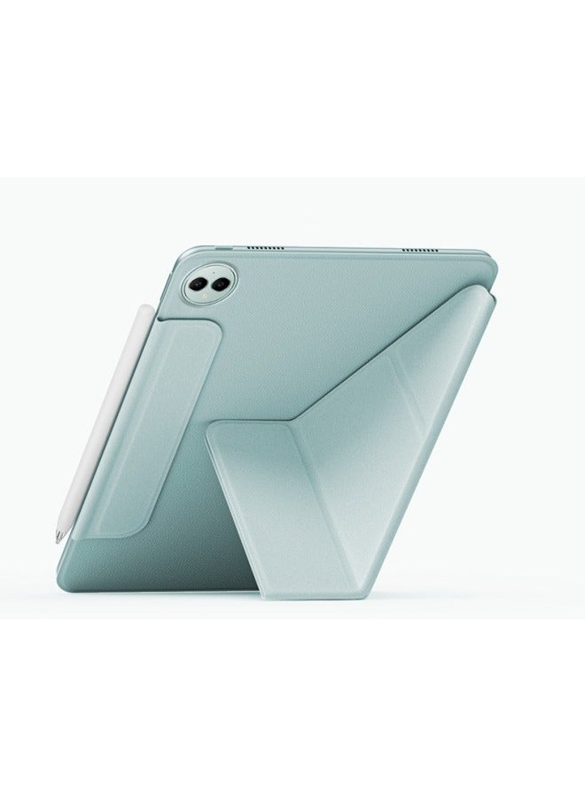 عام غطاء متوافق مع Huawei Matepad Pro 13.2 بوصة لعام 2023، غطاء أنيق ورفيع مغناطيسي يمكن طيه كحافظة ذكية، يدعم شحن القلم، وظيفة السكون / التشغيل التلقائي. - Image 2