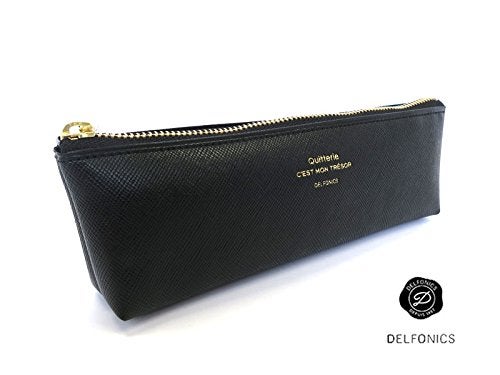 Delfonics Men's Quitterie Pen Case, Black, One Size - Image 2
