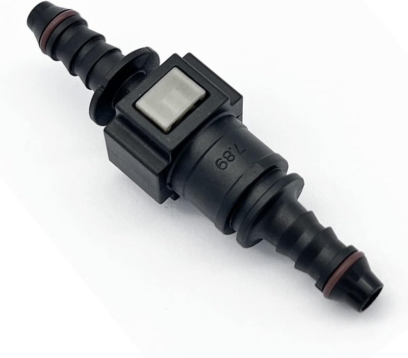 KRD PERFORMANCE 7.89mm (5/16) SAE to 3/8 Barb Straight Quick Release Connector for Nylon Fuel Line Hose - Image 4
