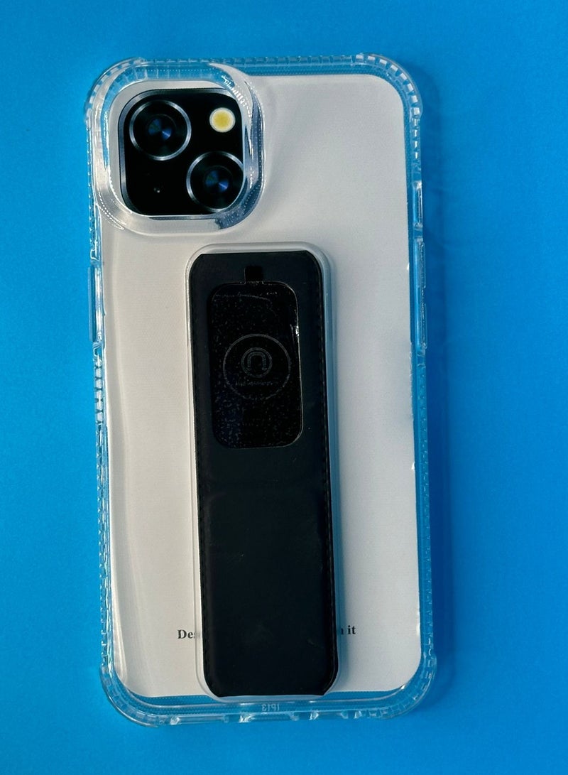 Undefined Transparent IPhone 13 Back Cover With Handle - Image 1