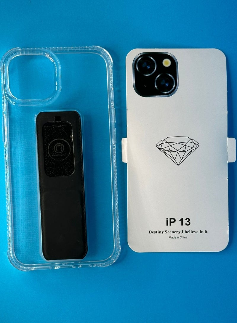 Undefined Transparent IPhone 13 Back Cover With Handle - Image 2