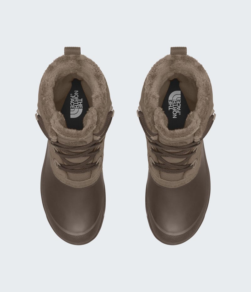 The North Face Women's Shellista V Shorty Waterproof Snow Boot | Stylish Winter Boot with 4.5mm Lugs, Mocha Brown/Smokey Brown, 8.5 - Image 3