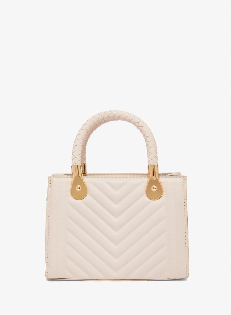 ايلا حقيبة علوية مبطنة بمقبض - Image 2