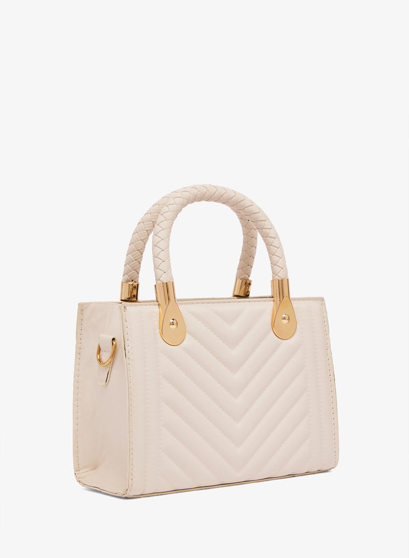 ايلا حقيبة علوية مبطنة بمقبض - Image 3