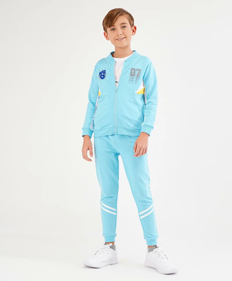 Primo Gino Primo Gino Full Length Track Pants - Blue
