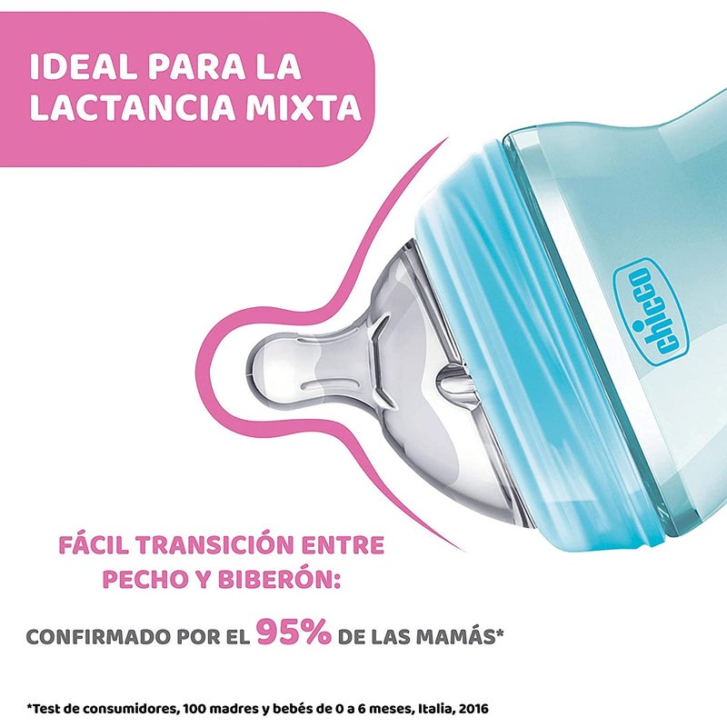 Chicco Natural Feeling Chicco Baby Bottle 150ml 0Mesi + Bimbo - Image 4