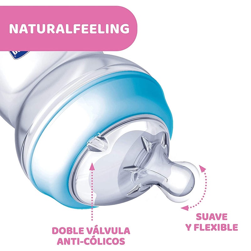 Chicco Natural Feeling Chicco Baby Bottle 150ml 0Mesi + Bimbo - Image 3
