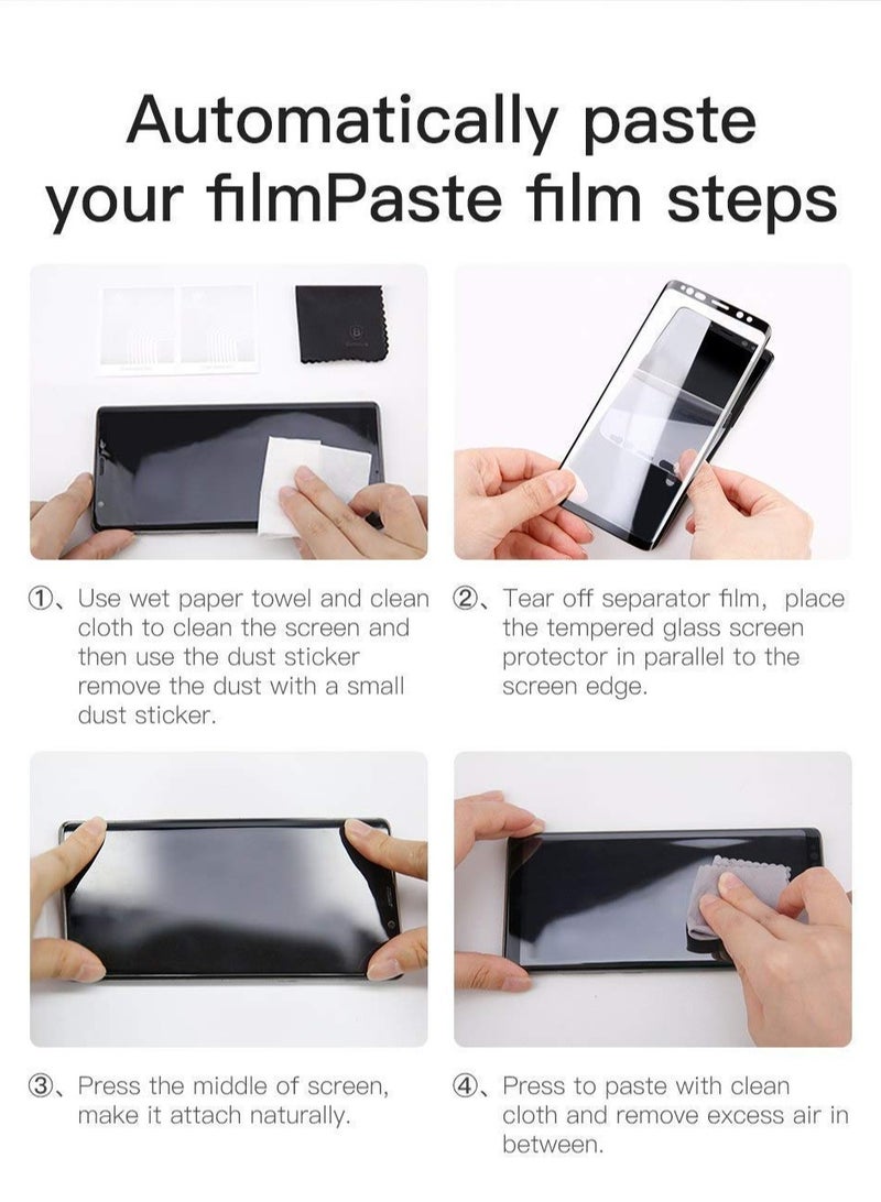 9H Glass Plus Screen Protector Compatible with Xiaomi Poco M4, M5 - Xiaomi Mi A1 Plus, Mi A2 Plus from M7molge (Easy Installation & Double Protection)  - Image 2