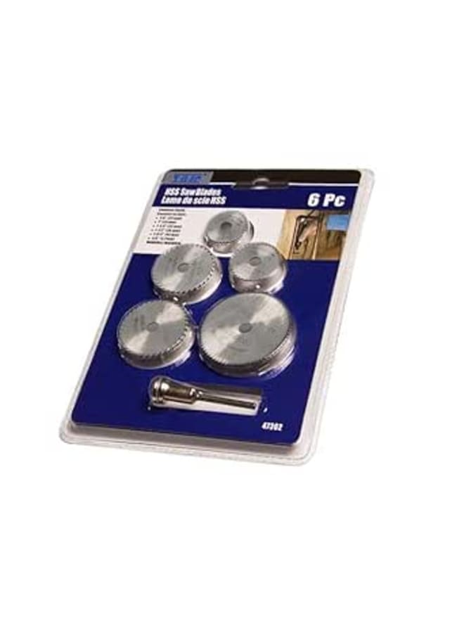 Cutting Saw Disk 6 pcs HSS for any Drill