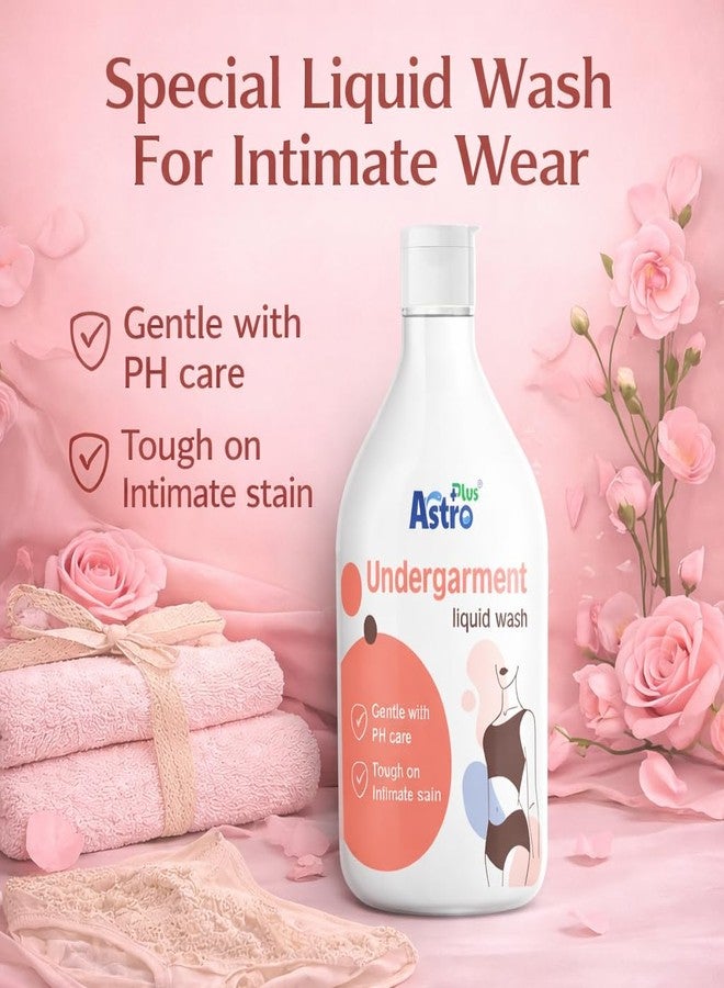 ASTRO PLUS + Astro Plus+ Undergarment Liquid Wash 300ml | Gentle Fabric Cleanser for Delicate Clothes | Removes Stains & Odor | Mild Laundry Liquid for Lingerie, Innerwear & Babywear - Image 3