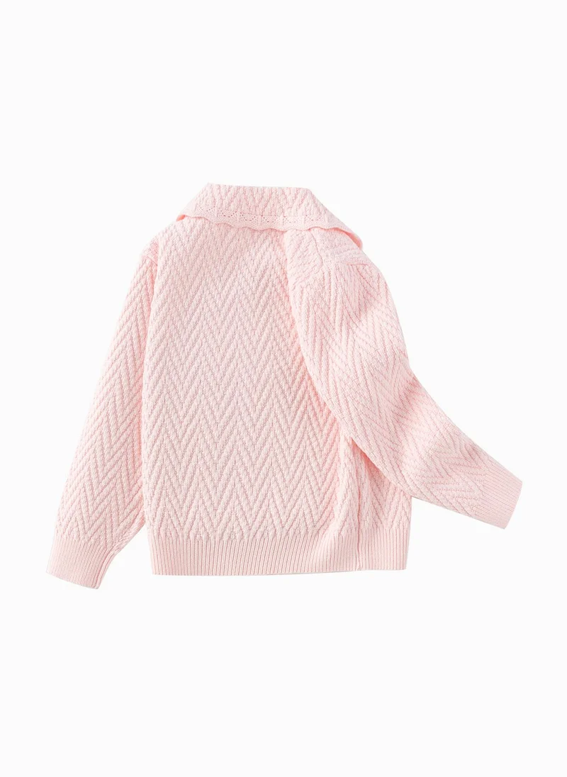 بالابالا Toddler Girl Lapel Sweater