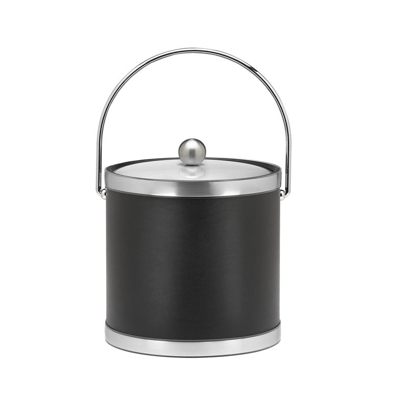 Kraftware Black with Polished Brass 3 Qt - Image 3