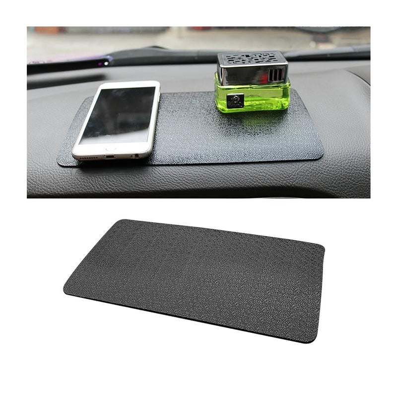 Osilly Car Dashboard Anti-Slip Mat, 10.6" x 5.9" Universal PVC Sticky Adhesive Pad for Auto, Multifunctional Vehicle Dash Strong Gripping Pad for Cell Phones Sunglasses Keys GPS Coins (Car Texture) - Image 1