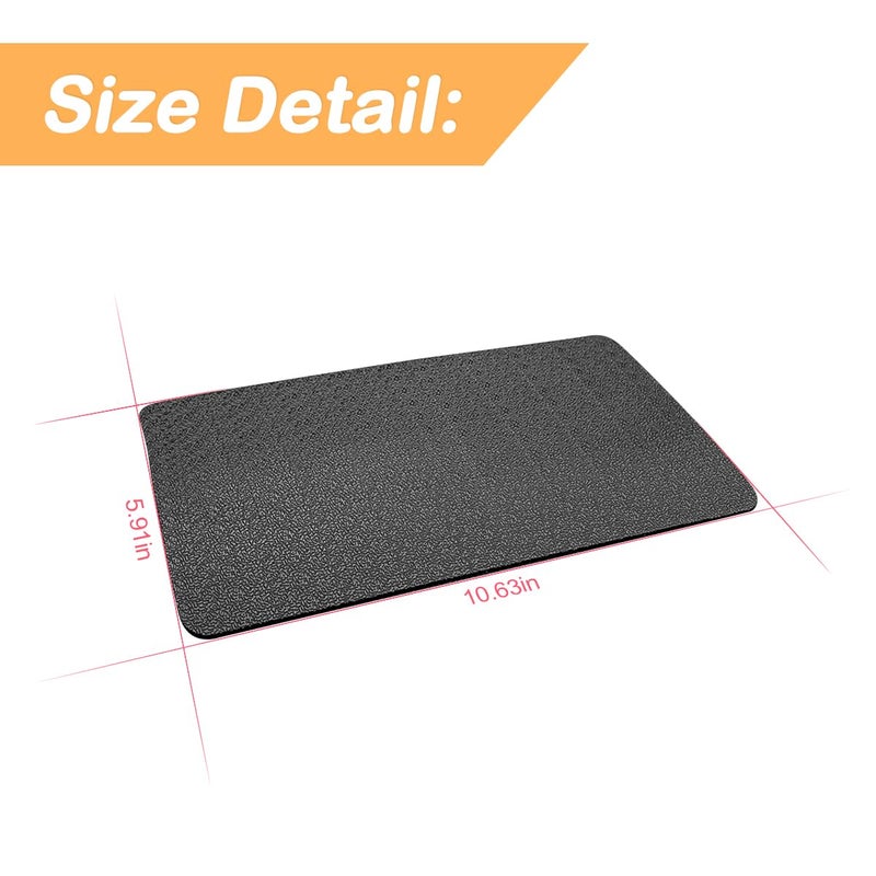 Osilly Car Dashboard Anti-Slip Mat, 10.6" x 5.9" Universal PVC Sticky Adhesive Pad for Auto, Multifunctional Vehicle Dash Strong Gripping Pad for Cell Phones Sunglasses Keys GPS Coins (Car Texture) - Image 2