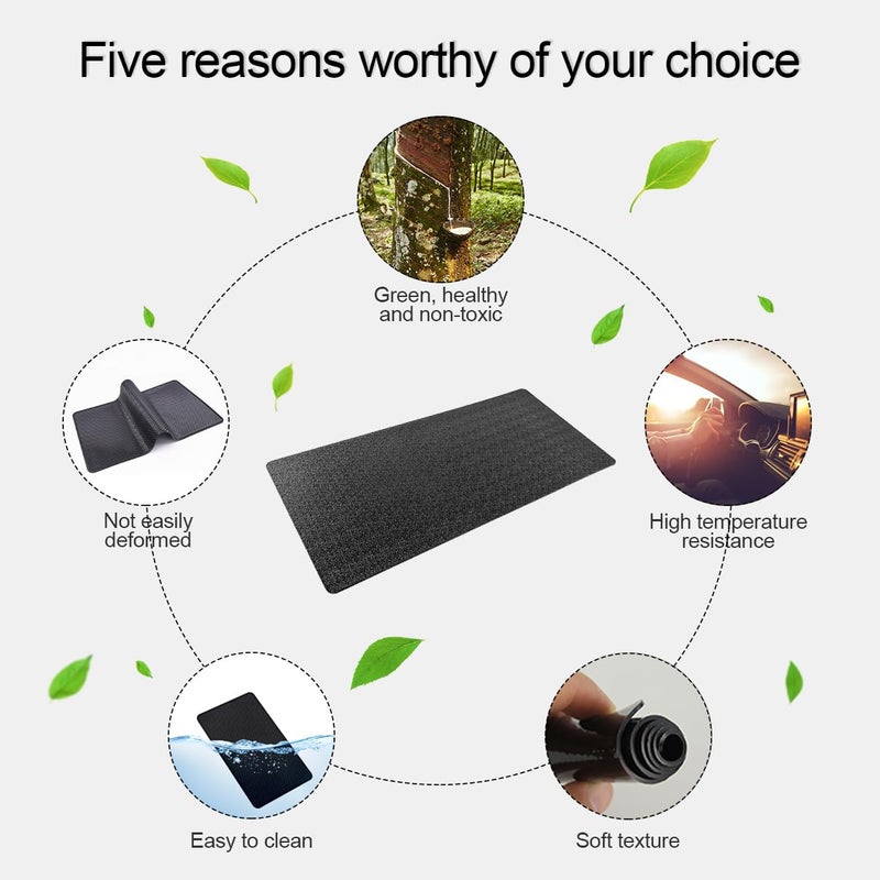 Osilly Car Dashboard Anti-Slip Mat, 10.6" x 5.9" Universal PVC Sticky Adhesive Pad for Auto, Multifunctional Vehicle Dash Strong Gripping Pad for Cell Phones Sunglasses Keys GPS Coins (Car Texture) - Image 4
