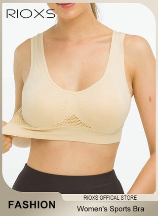 Women's Sports Bar, Breathable Hollow Out Mesh Lingerie For Women, Soild Color Everyday Bras, Ladies Running Yoga Fitness Bra, Woman Comfortable Underwear, Seamless Bra For Sport Or Daily Wear - pzsku/Z500EC01FFD10810AF5D5Z/45/1746221205/98af866f-29ef-4366-930e-786cc4f1b612