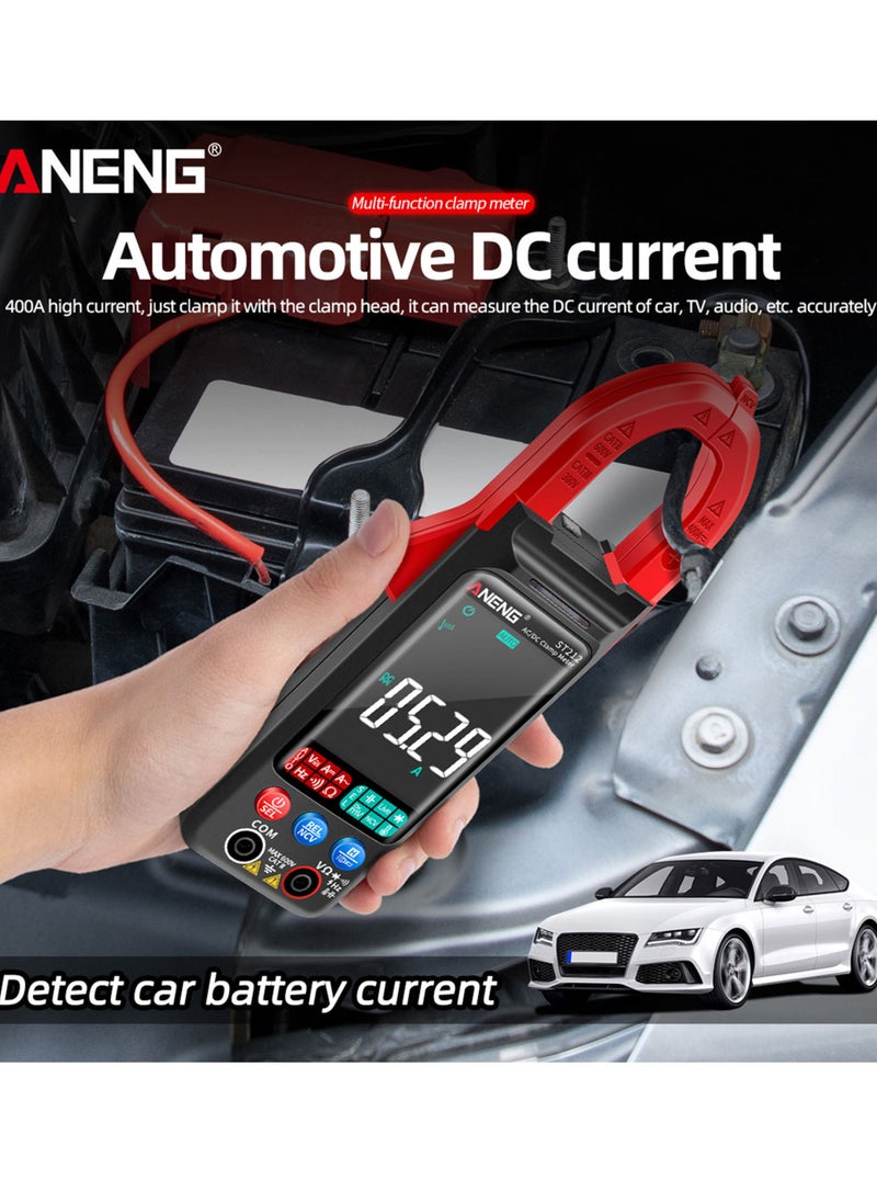ANENG - ST212 Clamp Meter Intelligent Digital Clamp Multimeter 6000 Counts Smart AC & DC Voltmeter 400A Ammeter VA Colored Display Auto Range Clamp Type Tester NCV Non-contact Voltage Measurer Resistanc - Image 1