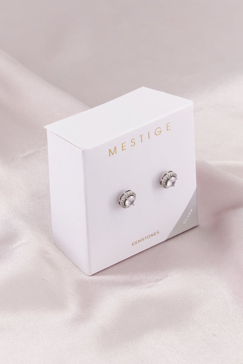 Mestige Women Mai Earrings, Silver - Image 2