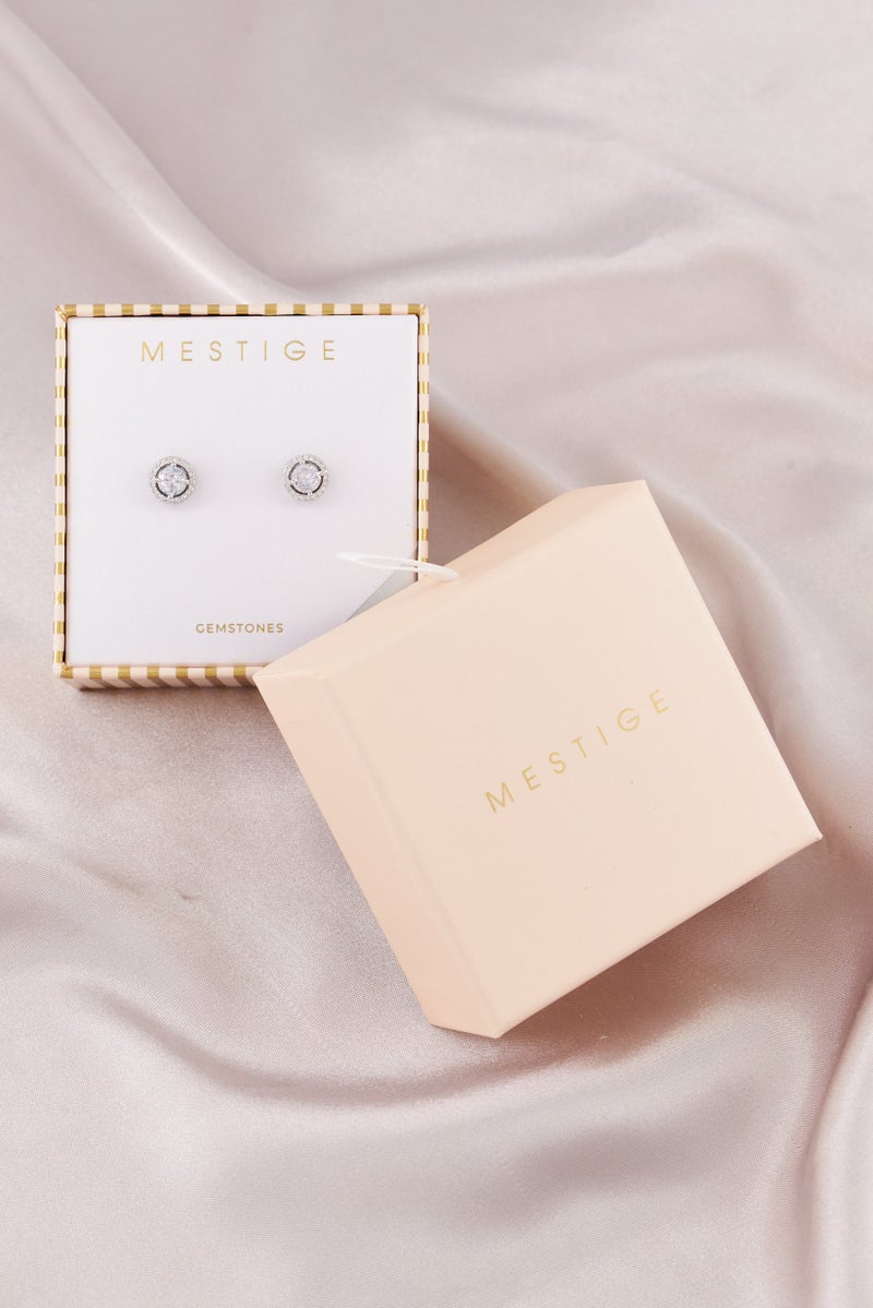 Mestige Women Mai Earrings, Silver - Image 3