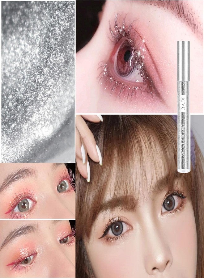 Grospe Diamond Glitter Lashes Mascara Waterproof Shimmer Colored MascaraCharming Longlasting Mascara Perfect for Stage Party Wedding Music Festival Very Sparkling Eyes Makeup - Image 3