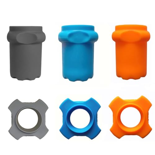 CCeCCe 3 Set Microphone Rubber Sleeve MIC Anti-Roll Ring Anti-Drop Silicone Protective Cover Shockproof Case Holder Condenser Protector for Wireless Handheld KTV Karaoke Microphones Protection - Image 1