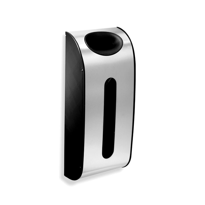 simplehuman Wall Mount Grocery Bag Dispenser Brushed Stainless Steel