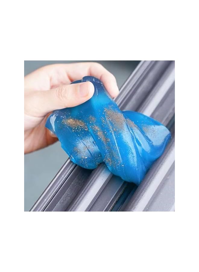 PROMASS Car Cleaning Gel Kit Universal Detailing Automotive Dust Car Crevice Cleaner Slime Auto Air Vent Interior Detail Removal for Car Putty Cleaning Keyboard Cleaner Car Accessories Blue - Image 5
