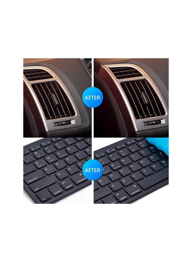 PROMASS Car Cleaning Gel Kit Universal Detailing Automotive Dust Car Crevice Cleaner Slime Auto Air Vent Interior Detail Removal for Car Putty Cleaning Keyboard Cleaner Car Accessories Blue - Image 4