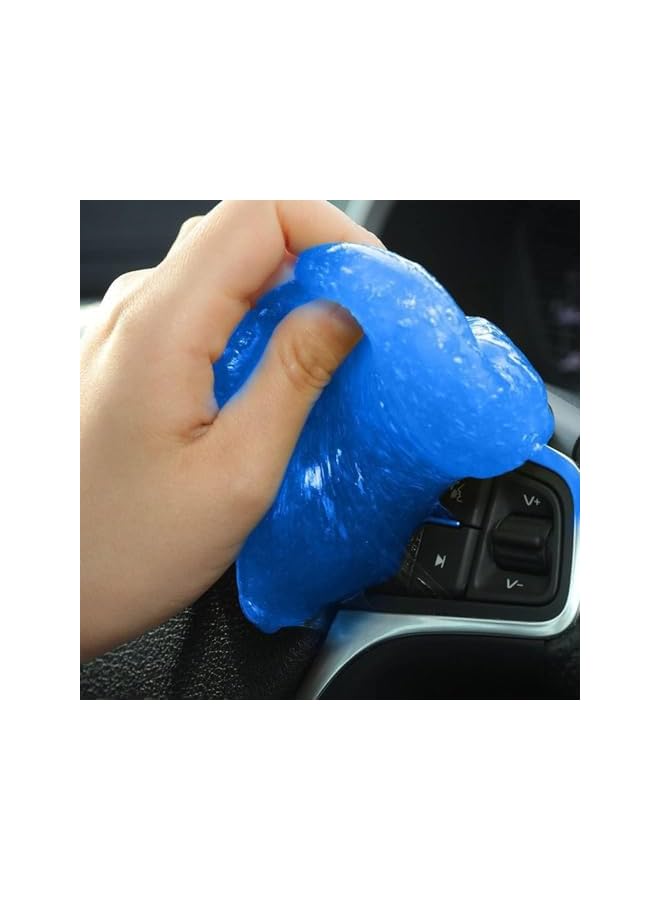 PROMASS Car Cleaning Gel Kit Universal Detailing Automotive Dust Car Crevice Cleaner Slime Auto Air Vent Interior Detail Removal for Car Putty Cleaning Keyboard Cleaner Car Accessories Blue - Image 3
