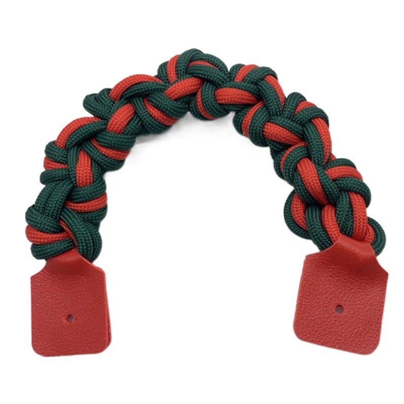 Mobile phone case diy accessories contrast color woven wristband can be matched with Apple iPhone carton luggage hardware accessories - Image 2