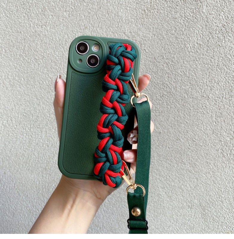 Mobile phone case diy accessories contrast color woven wristband can be matched with Apple iPhone carton luggage hardware accessories - Image 5