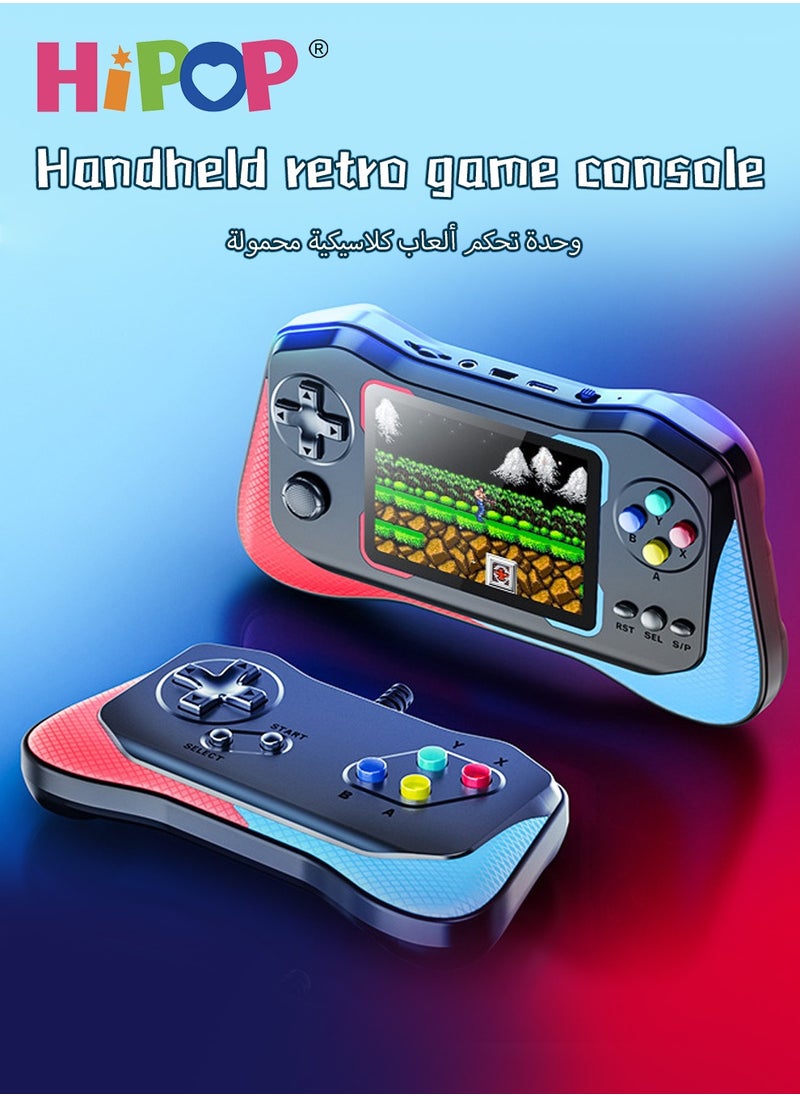 HIPOP - 500 In 1 Handheld Game Console with one Gamepads,3.5-Inch HD Screen Retro Games,Handheld Game Console for Kids - Image 1