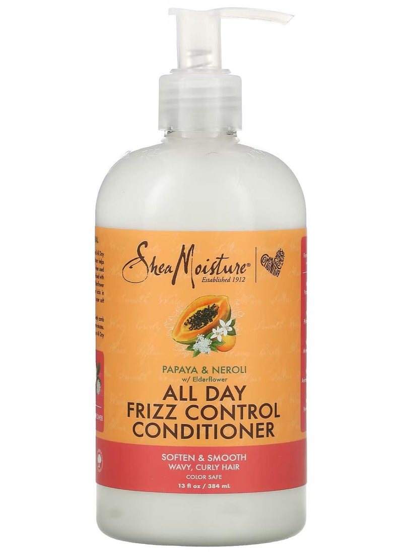 SheaMoister - Papaya And Neroli All Day Frizz Control Conditioner - Image 1