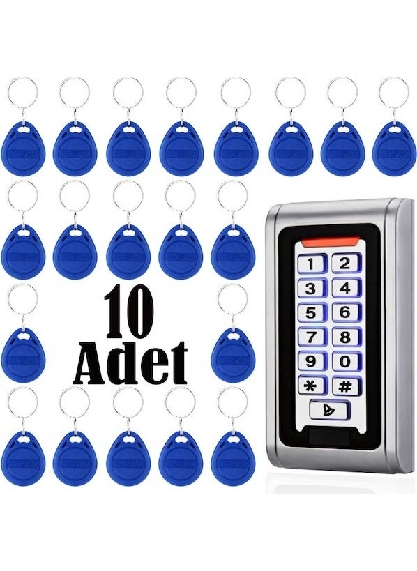 Electrima x P110 Rfid Electronic Password Card Door Opening Lock - 10 Tags  - Image 1