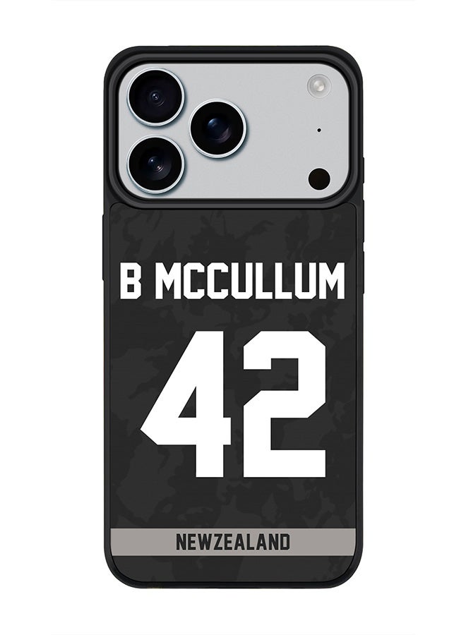 Stylizedd iPhone 17 Pro Case, [Compatible with MagSafe] Slim Magnetic cover Phone Case iPhone 17 Pro -South Africa Quinton de Kock, Jersey No 12 - Image 1