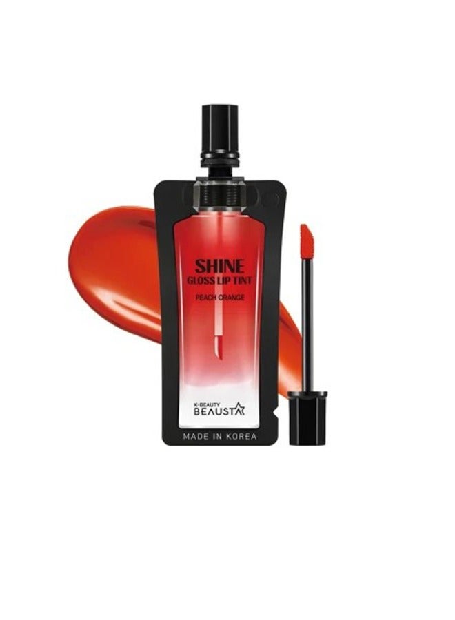 BEAUSTA Shine Glossy Lip Tent Peach Orange 10*4ml