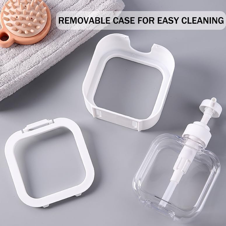 TERXA Soap Dispenser Handwash Dispenser Bottle for BathroomKitchenWashbasin Plastic Refillable ShampooShowerLotionSanitizer Organizer Bottle Pump Pack of 1Multicolor300ml - Image 3