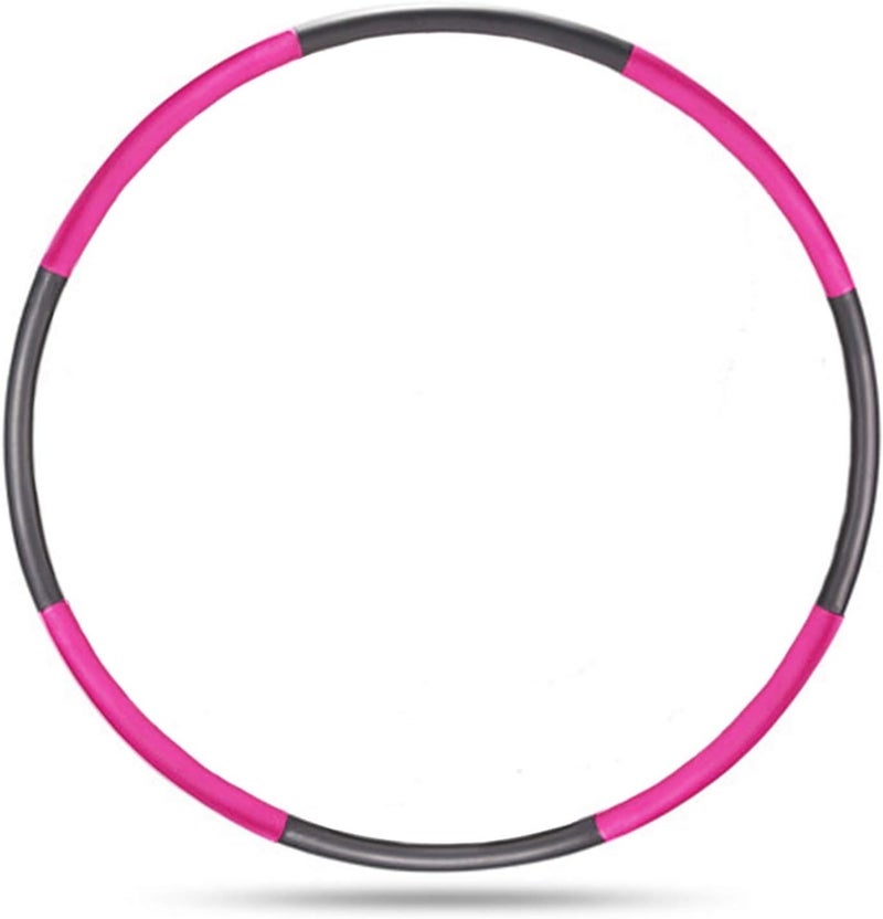 AUOXER Fitness Exercise Weighted Hoops, Lose Weight Fast by Fun Way to Workout, Fat Burning Healthy Model Sports Life, Detachable and Size Adjustable Design - Image 5