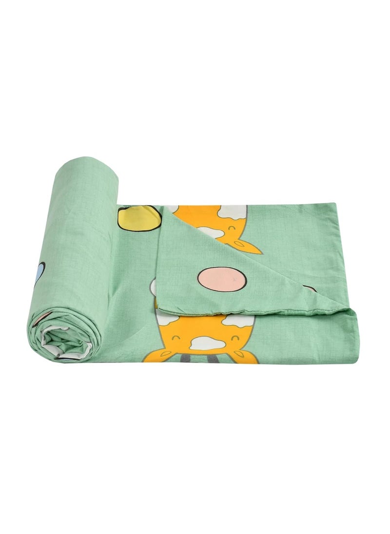 MORADO MORADO Glace Cotton Double Duvet CoverRajai CoverBlanket Cover with Zipper 90x100 Inch Green  - Image 5