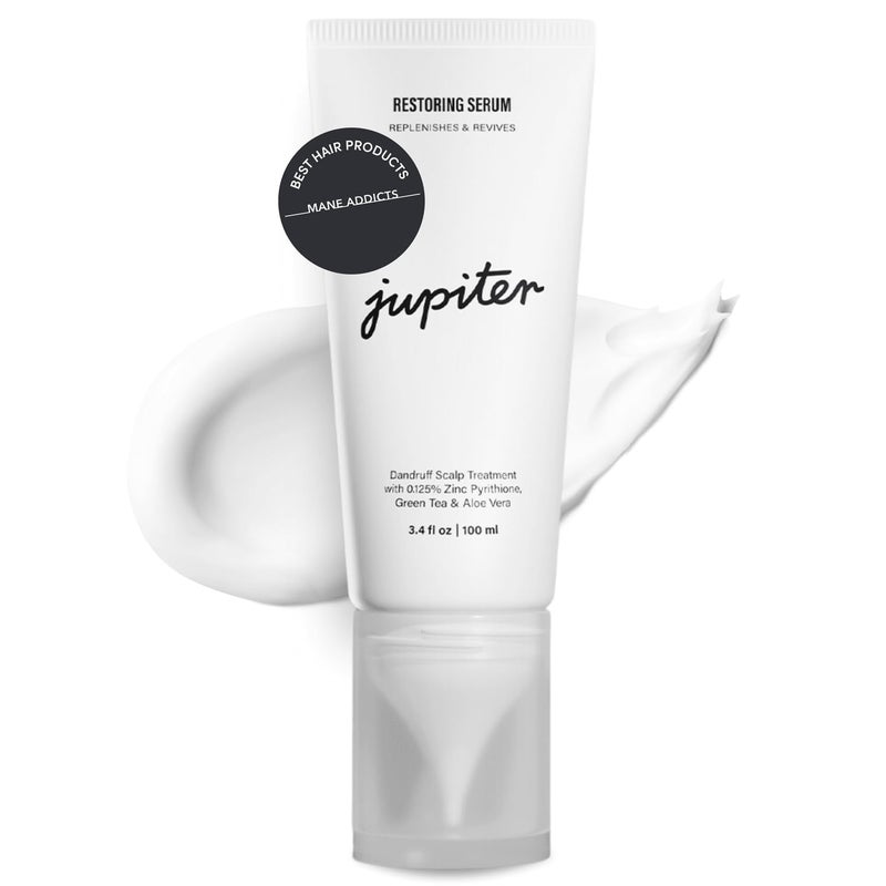 Jupiter Jupiter Anti-Dandruff Scalp Serum, Leave-On Restoring Serum, for Dry, Itchy, & Oily Scalp, Aloe Vera, & Niacinamide, Color-Safe, Vegan, Cruelty-Free, Paraben, Phthalate, & Sulfate-Free, 3.4 fl oz  - Image 1
