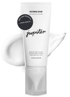 JUPITER Jupiter Anti-Dandruff Scalp Serum - Leave On Restoring Serum For Dry, Itchy & Oily Scalp - Aloe Vera & Niacinamide - Color Safe - Vegan - Cruelty, Paraben, Phthalate & Sulfate Free - 3.4 fl. Oz  - Image 1