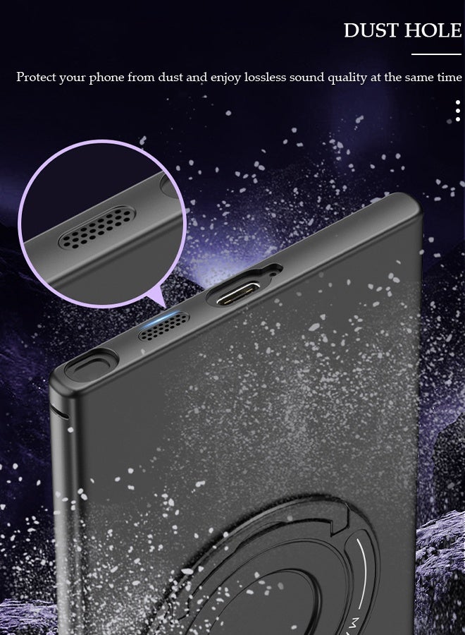 DUNISO Samsung Galaxy S24 Ultra Phone Case Full Body Protective Phone Cover with Phone Holder and Wireless Charging Anti-fall Anti-fingerprint Phone Case for Samsung Galaxy S24 Ultra 5G Phone Case - Image 2