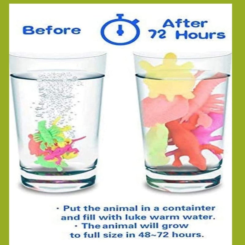 FULLFILLS Magic Crystal Water Growing Animals (200 Piece) - Image 3