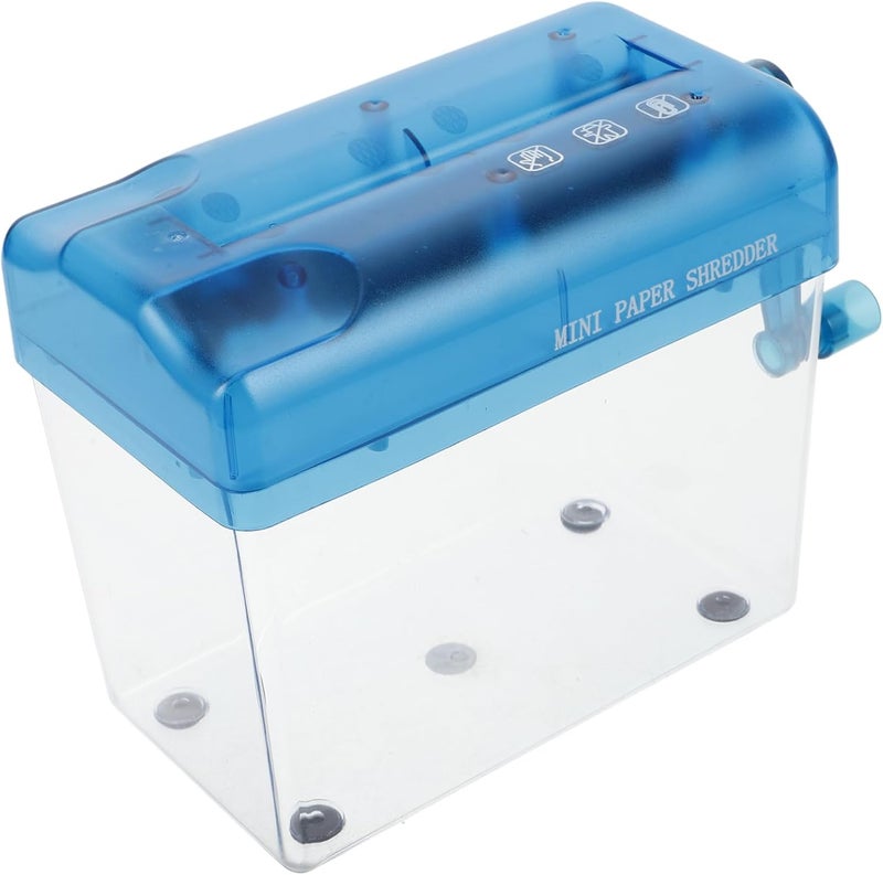 Office Paper Shredder Manual Mini Shredder Home Use Paper Cutter for Documents Privacy Protection - Image 1
