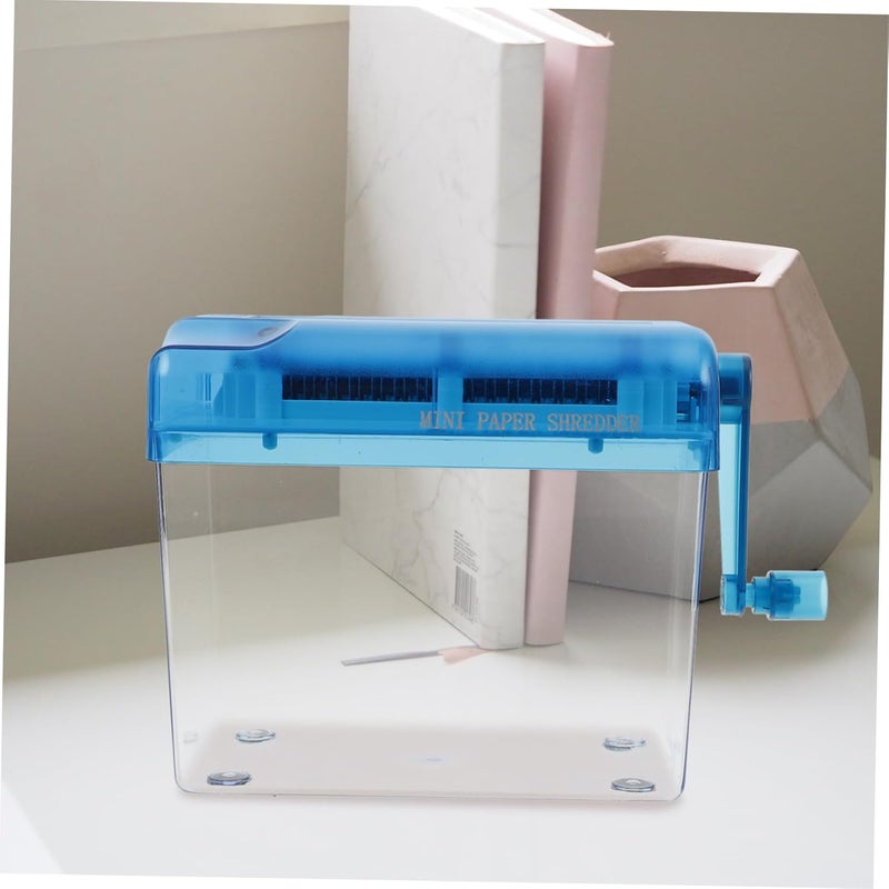 Office Paper Shredder Manual Mini Shredder Home Use Paper Cutter for Documents Privacy Protection - Image 5