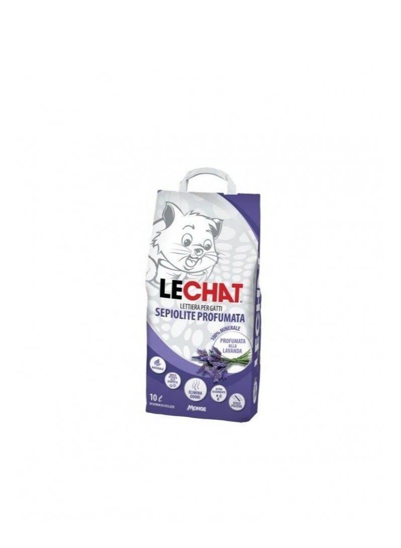 Monge LeChat Sepiolite Perfumed Cat Litter - 10L - Image 2