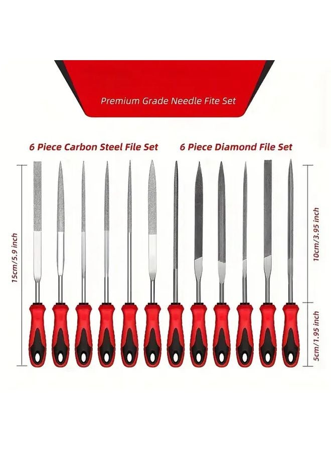 13 Piece Metal File Set High Strength Alloy Steel Shaping Carving Tools - Image 5