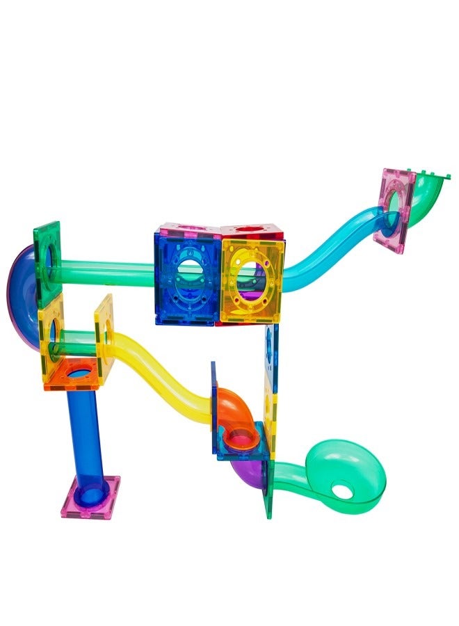 PicassoTiles PICASSO - MAGNETIC MARBLE RUN BUILDING BLOCKS SET (50 PC'S) - Image 5